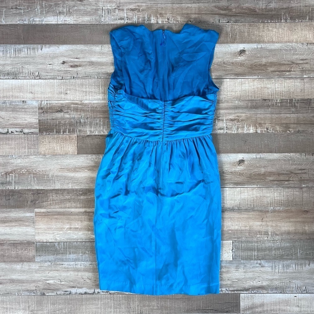 3.1 Phillip Lim Mesh and Silk blue cocktail dress size 8 - Picture 4 of 6